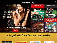 Tablet Screenshot of gamebai.org